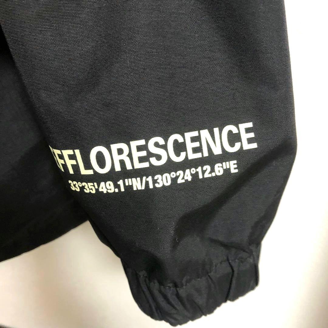 【人気】EFFLORESCENCE(エフロレッセンス) ナイロンパーカー黒/L