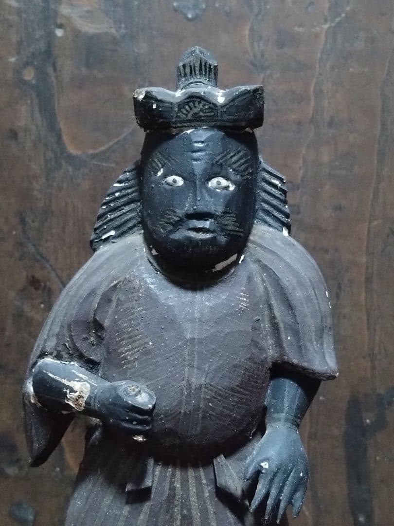 木彫柴又帝釈天　日蓮　葛飾区　男はつらいよ　古美術骨董古道具　仏像