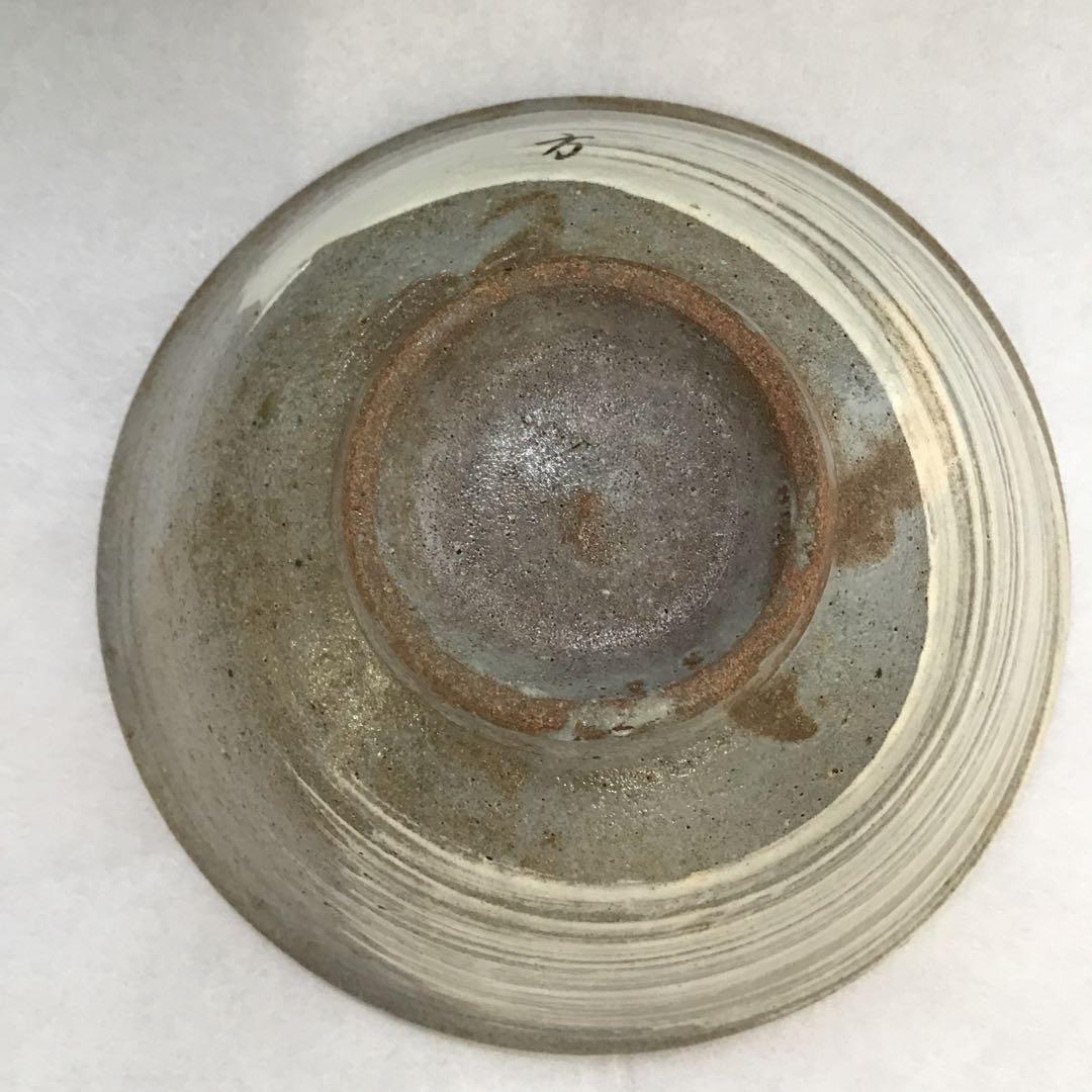 茶道具　茶碗　高麗焼茶碗　楽善斎　刷毛目茶碗　李方子　作　共箱　S217CW