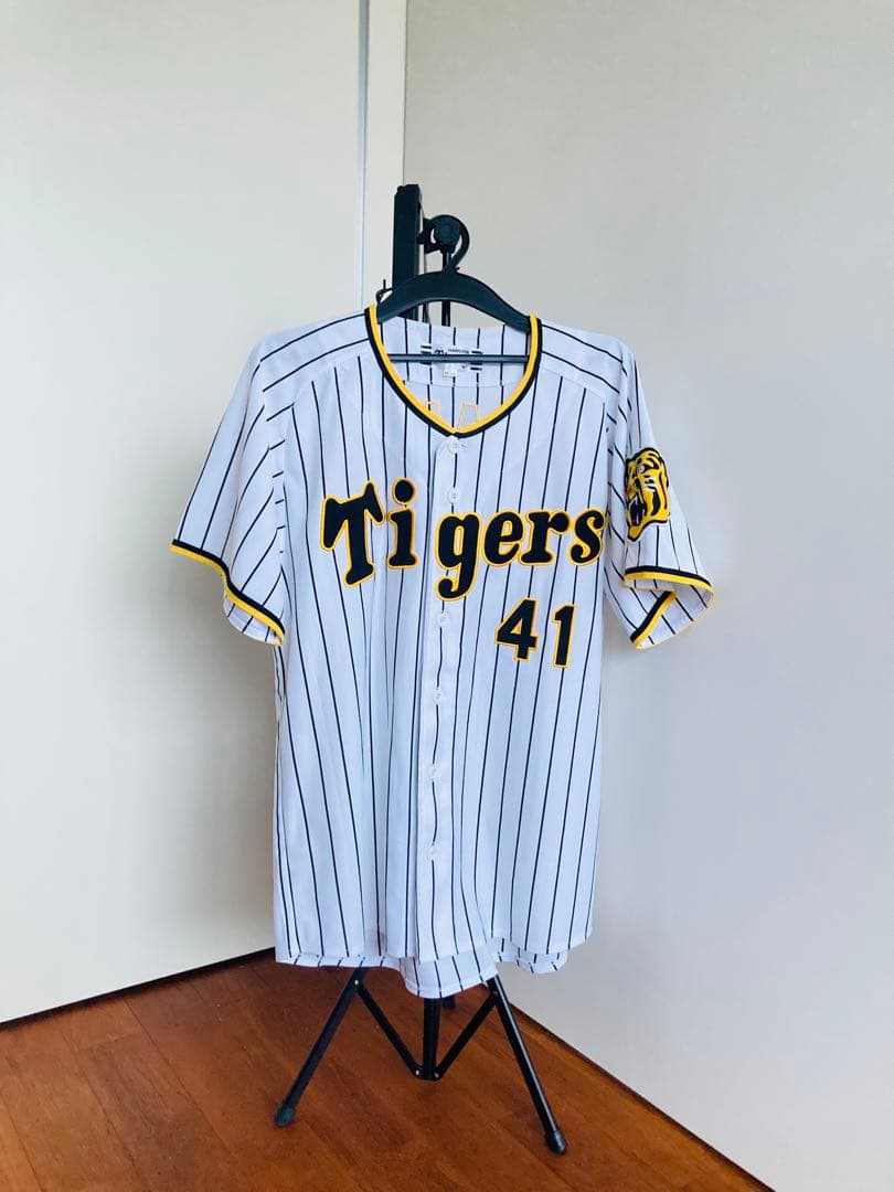 ミズノ　阪神タイガース　村上　ホーム　ユニフォーム　メンズ　M 刺繍