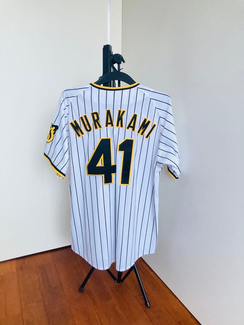 ミズノ　阪神タイガース　村上　ホーム　ユニフォーム　メンズ　M 刺繍