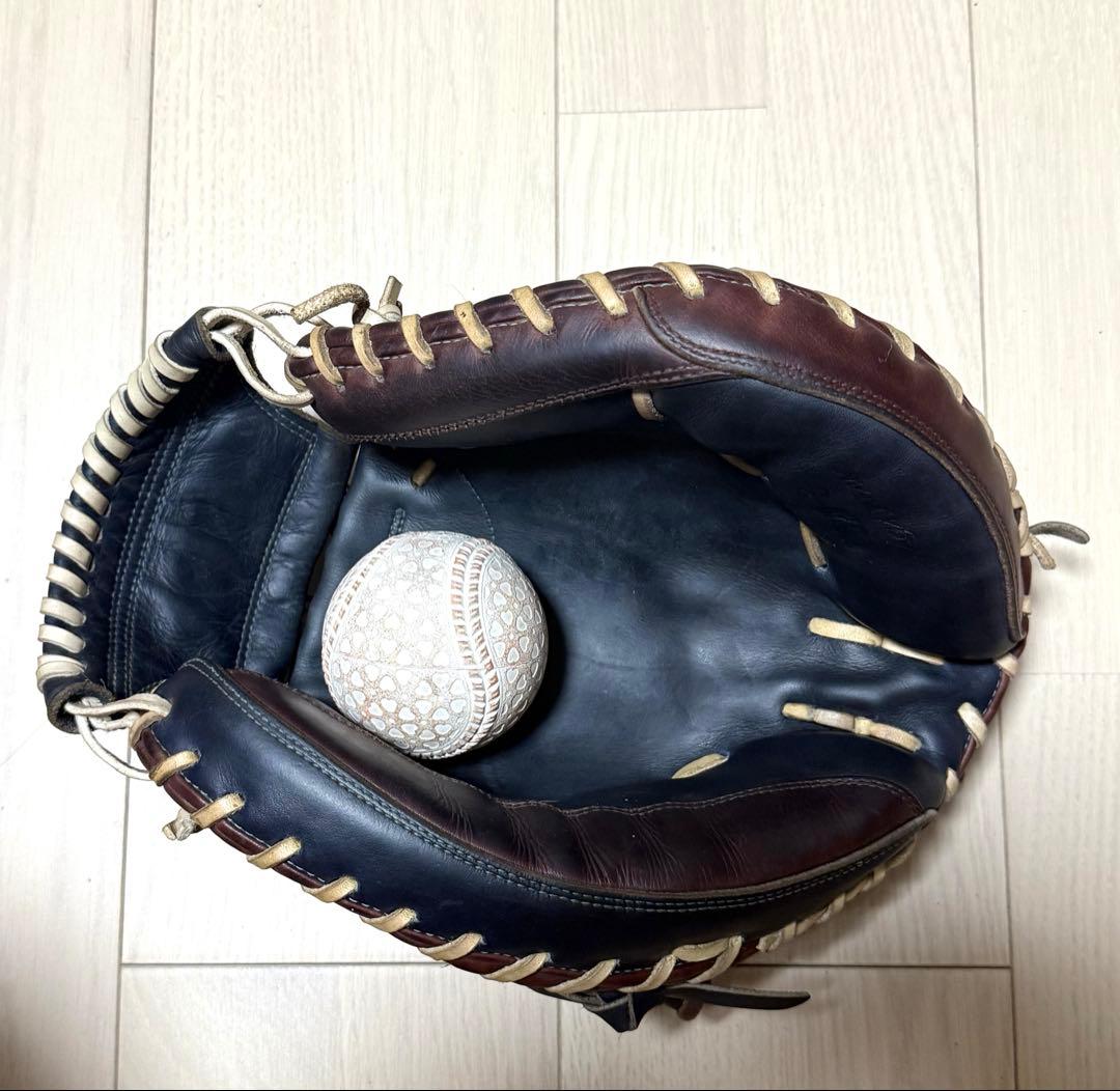 ミズノプロ軟式HAGAJAPANオーダーキャッチャーミット炭谷モデル