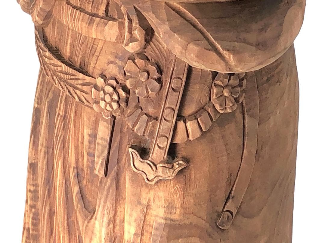 【 楠一木造 聖徳太子立像 】　高59.6ｃｍ　明治～昭和前期