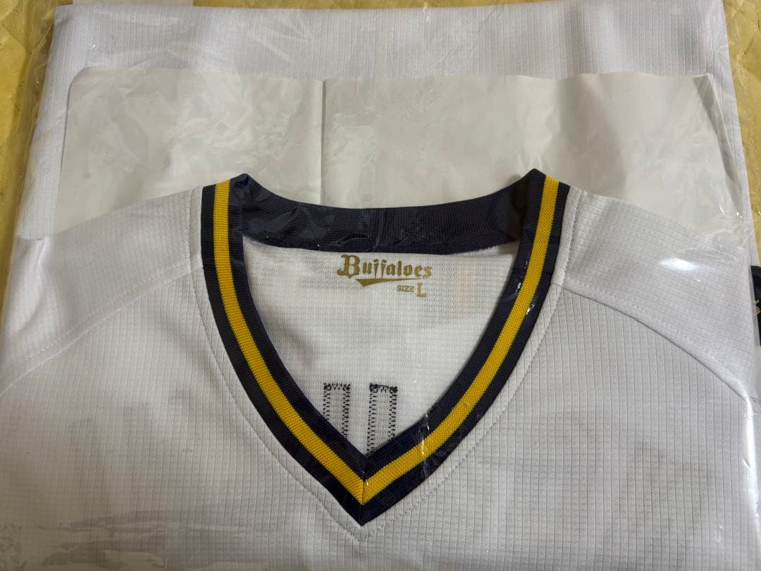 オリックスバファローズ　野口智哉選手BlueWave復刻ユニフォームLサイズ⭐︎⭐︎