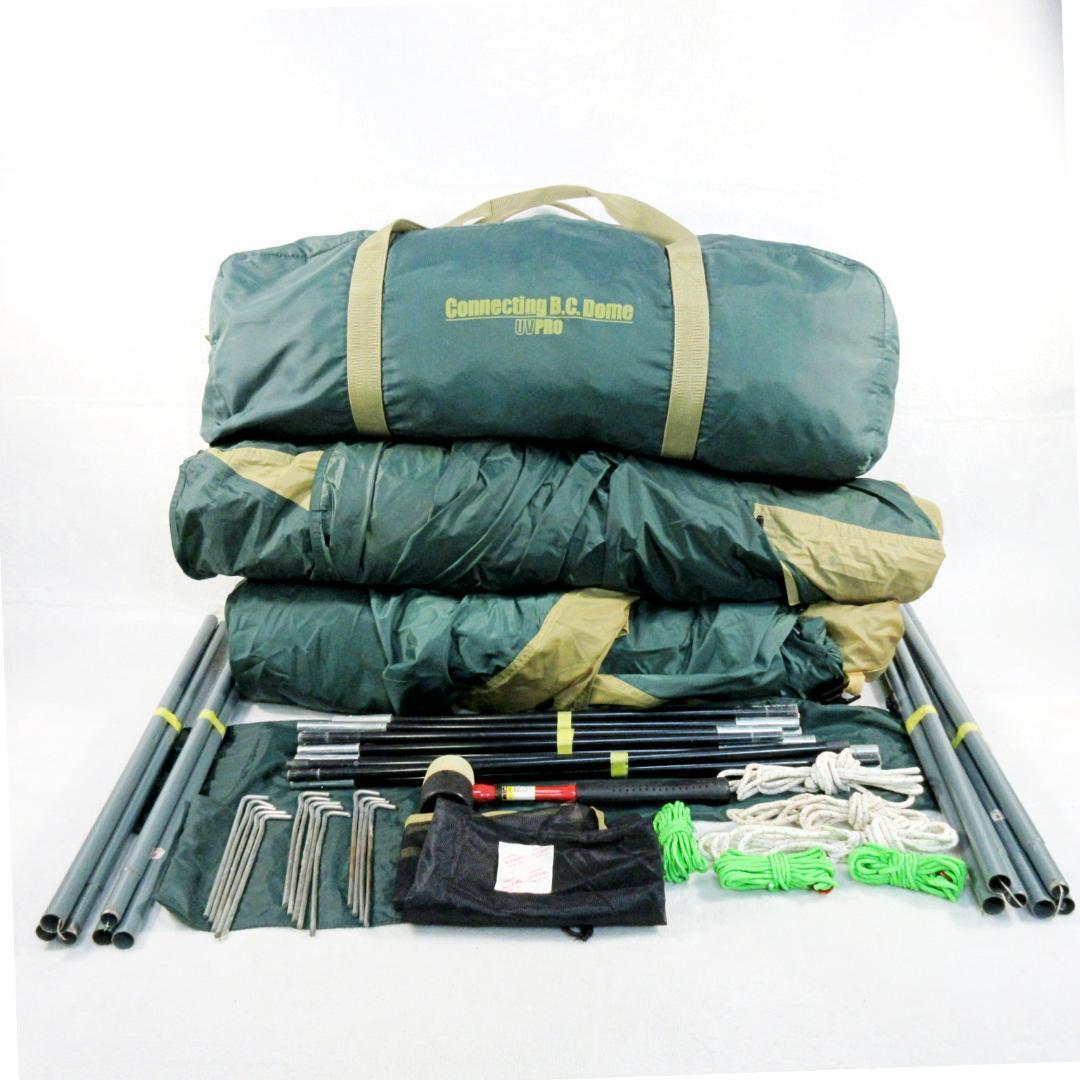 ✨大型3×3m/付属品完備/即設営可✨コールマン コネクティングBCドーム
