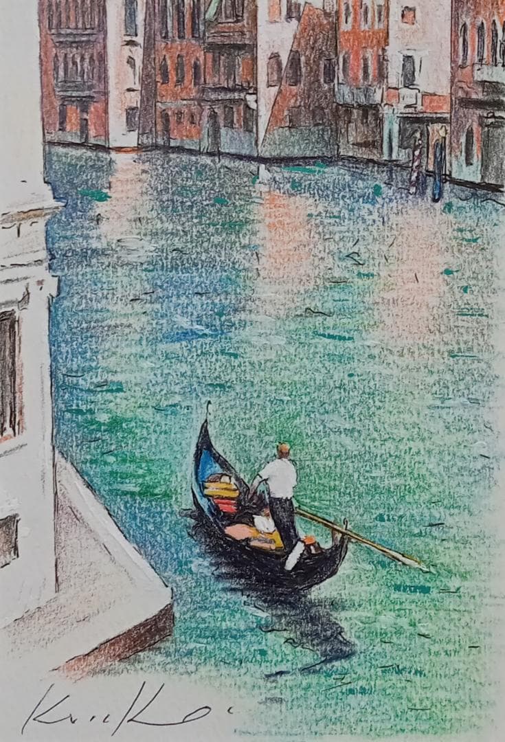 GV124★原画を飾る！！★師：平山郁夫★東京芸大卒★有名百貨店人気作家