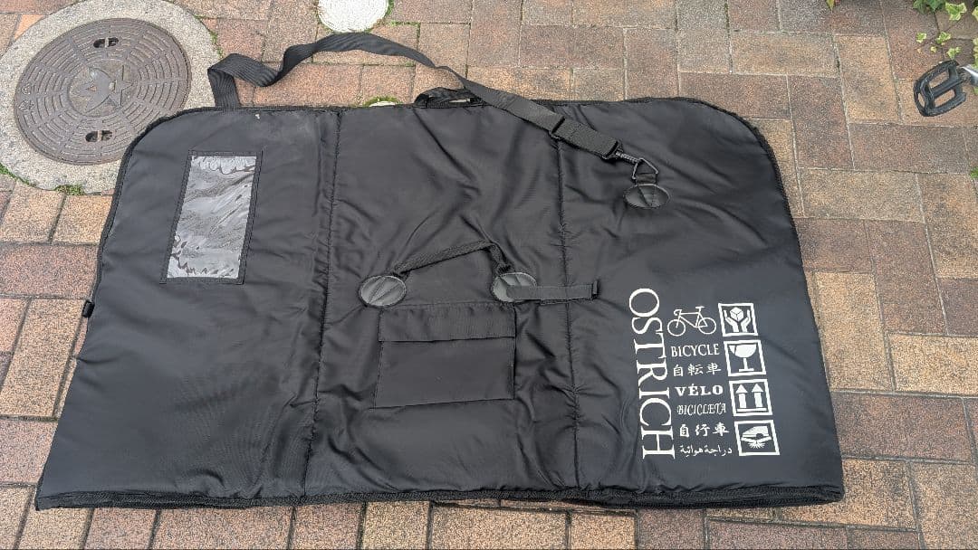 オーストリッチ(OSTRICH) 輪行バッグ　トラベルバッグ ブラック