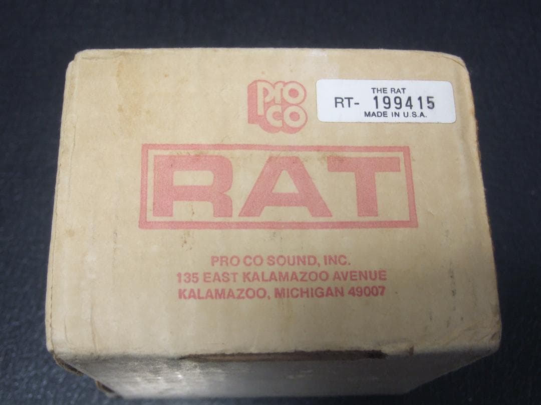 箱付き美品 94年 ProCo RAT2 Motorola LM308N RAT