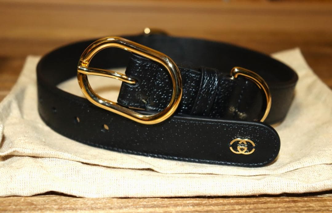 新品 GUCCI ペットコレクション インターロッキングG 首輪 (XL)　Ⓗ