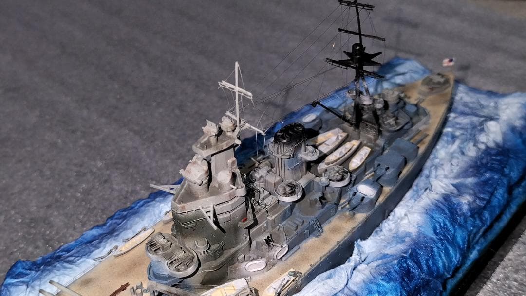 [プラモデル完成品] 1/700 戦艦ネルソン