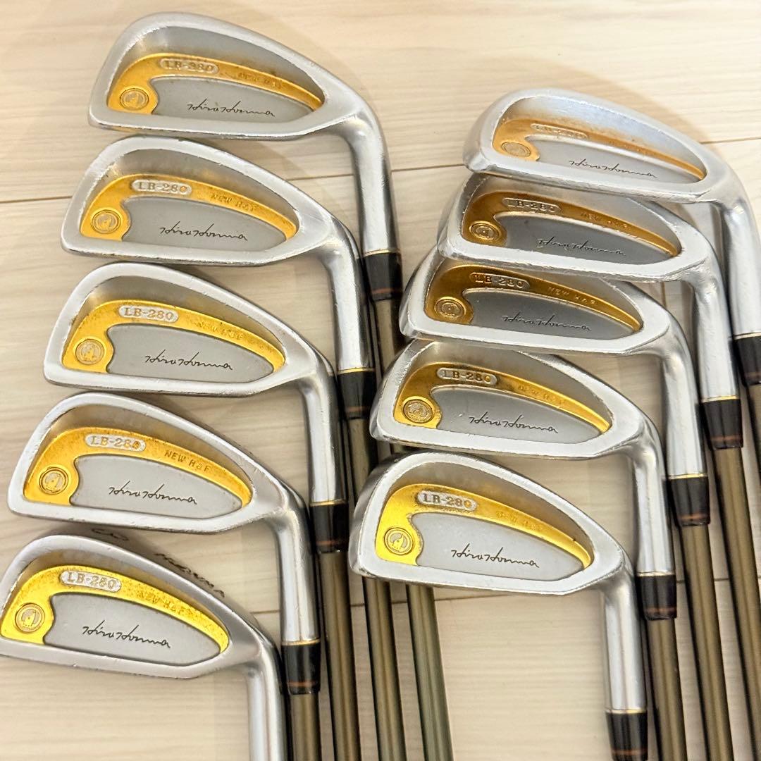 HONMA LB-280 NEW H&F ゴールドライン アイアンセット　10本