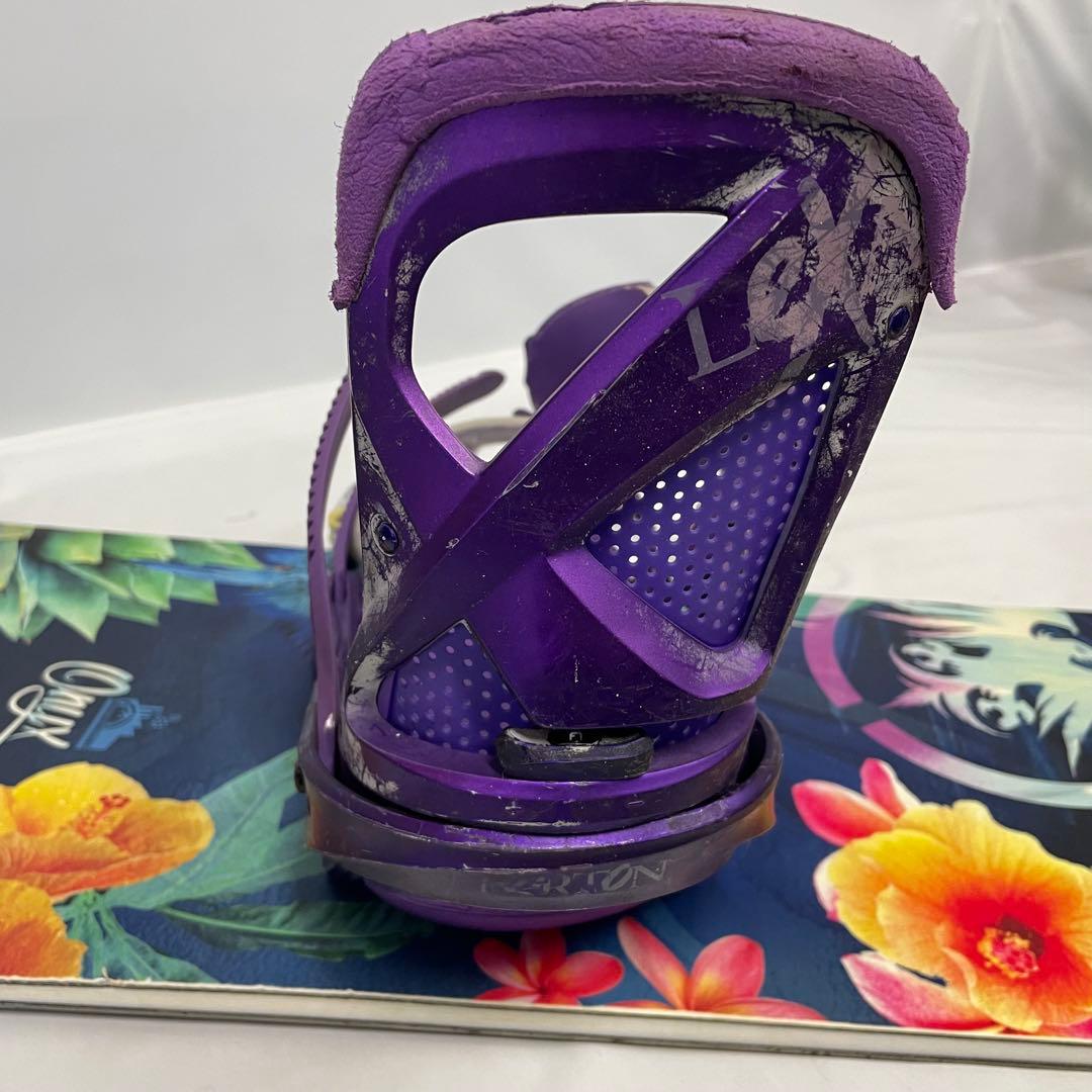 NEVERSUMMER ONYX 144cm バートンスノーボード　６点セット