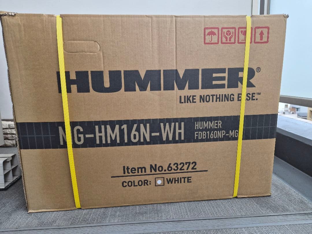 HUMMER MG-HM16N-MG 折りたたみ自転車 ホワイト