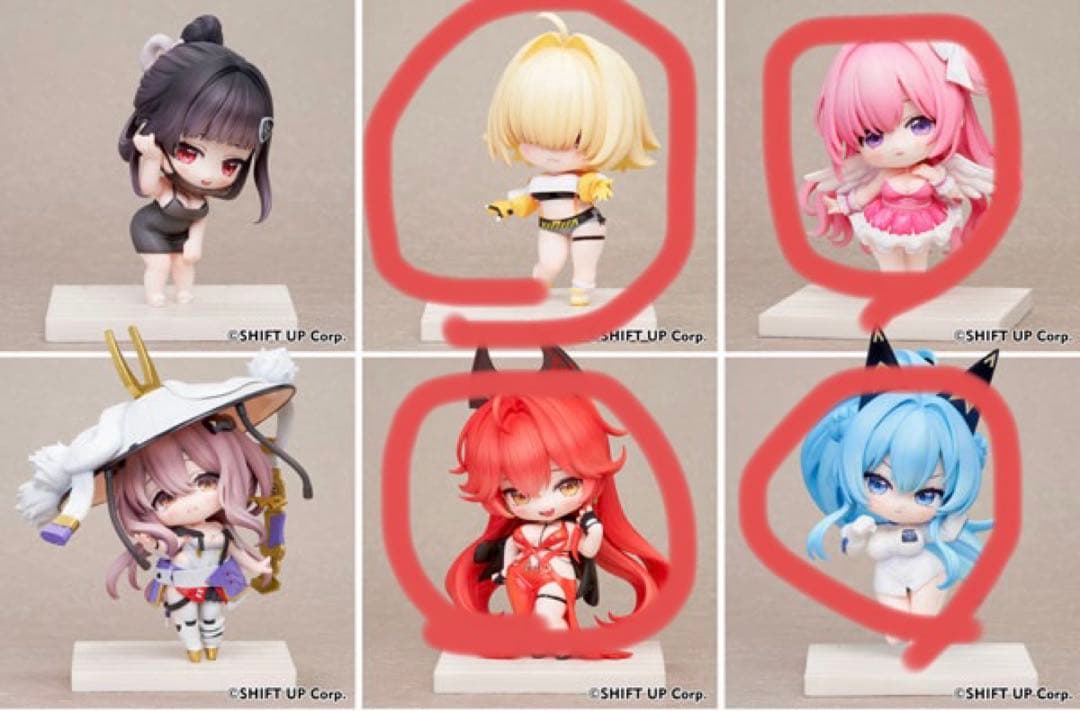 勝利の女神:NIKKE SACシリーズVol 2デフォルメフィギュア　4体セット