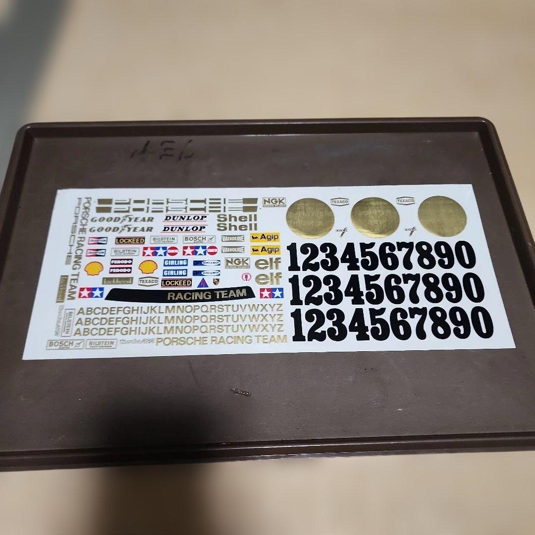 タミヤRC1/12希少当時物ポルシェ934 そろそろ取消ます　ジャンク