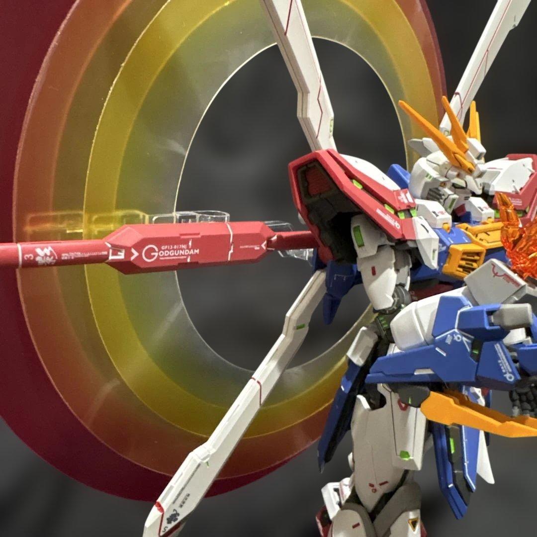 FAT CAT 1/100 拡大RG ゴッドガンダム　塗装完成品　海外製