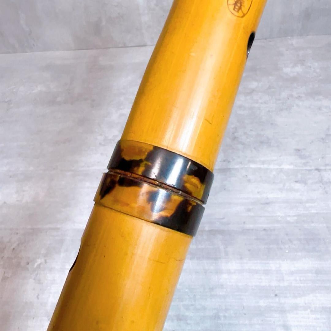 尺八 和楽器　如春　1尺8寸　中継ぎ鼈甲　べっこう