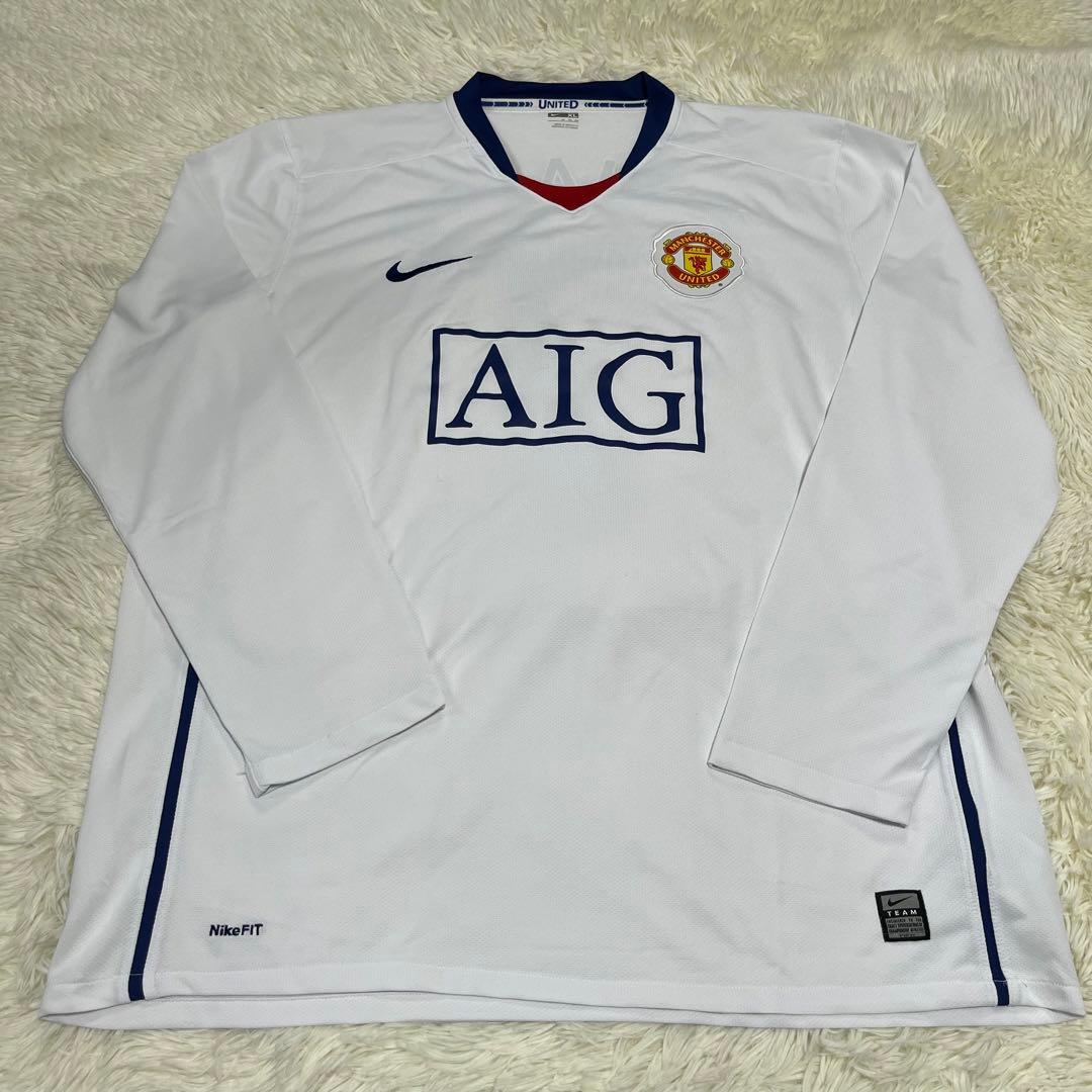 【美品】マンチェスターユナイテッド ユニフォーム 08/09 アウェイ クリロナ