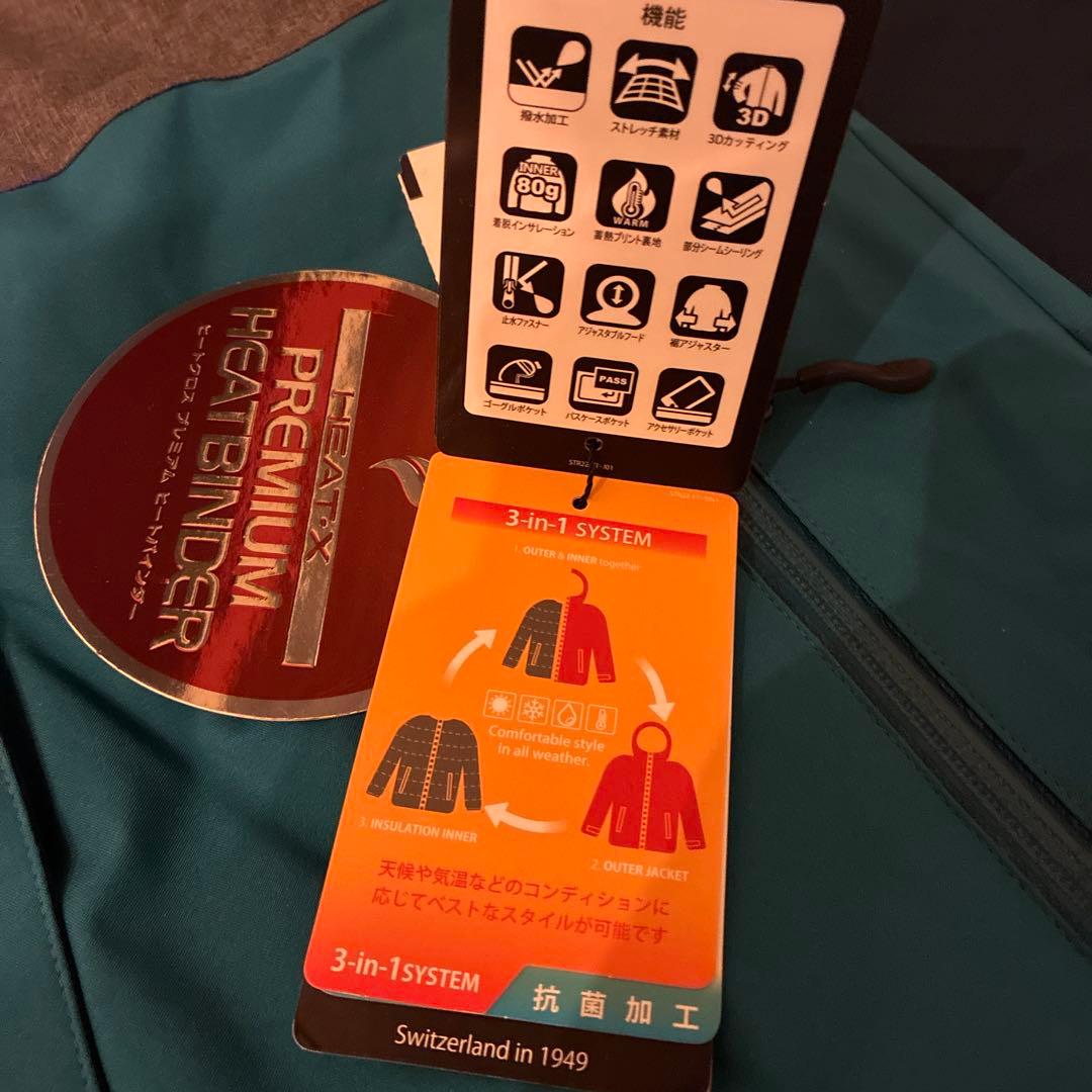 未使用 streule スキーウェア スノボードウェア 上下セット L