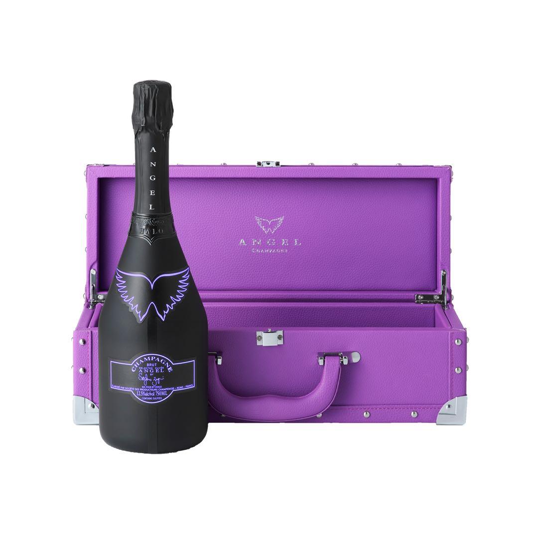 「新品」　エンジェル シャンパン　ヘイロー　パープル　専用ケース付き