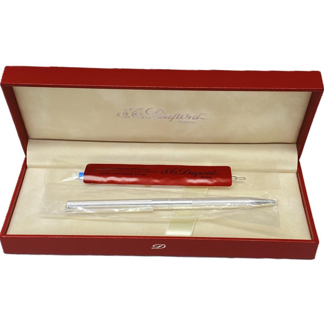 S.T. Dupont デュポン シャープペン&ボールペン シルバースリム