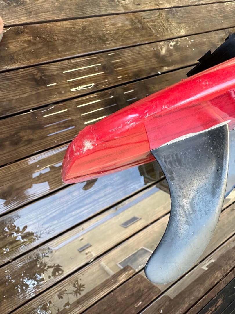 【送料込み】サーフボード ファンボード6'8 赤