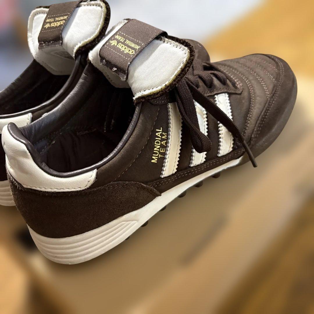 24.5cm アディダス　ムンディアルチーム　ブラウン