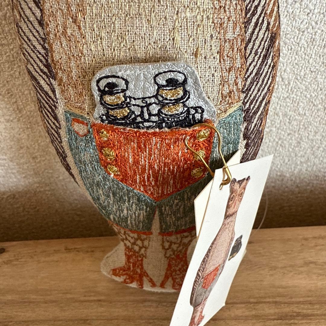 コーラル &タスク　フクロウのポケットドール