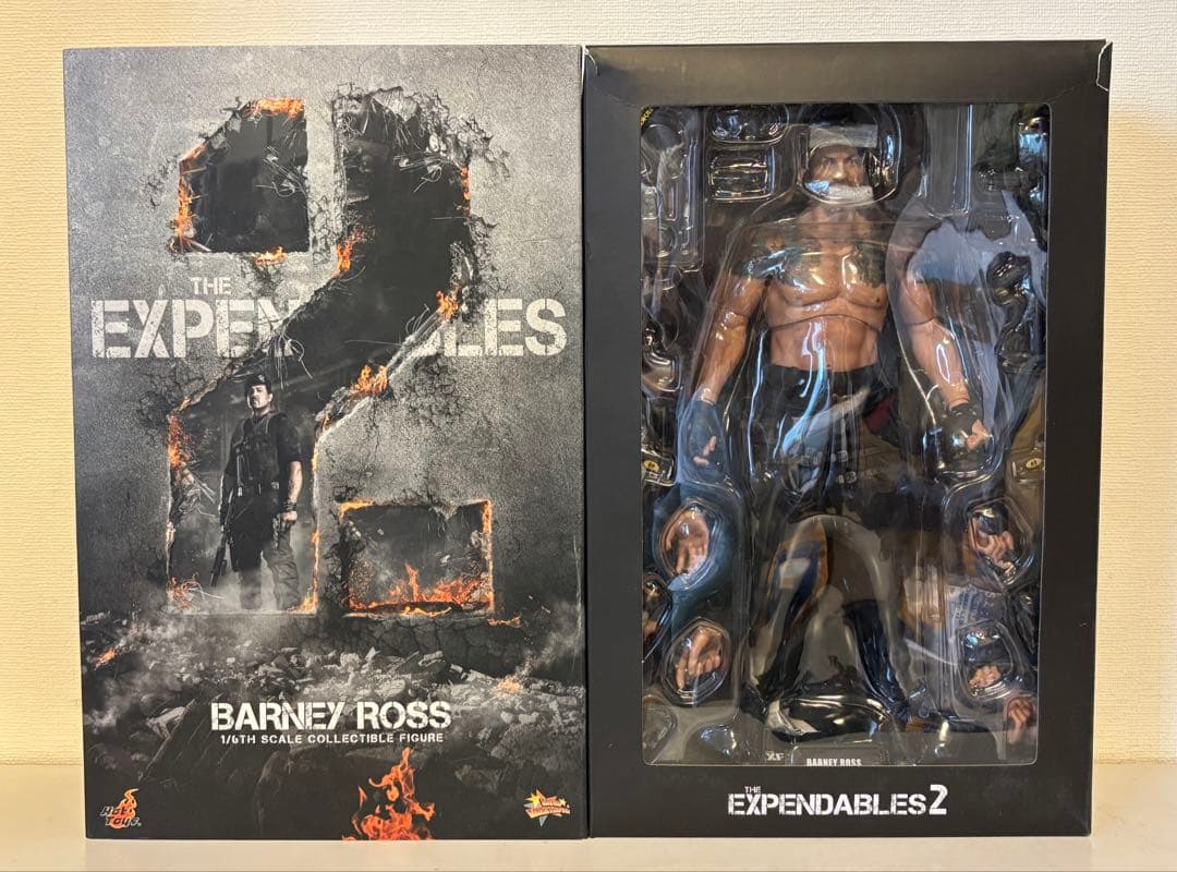 ホットトイズ/エクスペンダブルズ2/スタローン/フィギュア/バーニー・ロス/箱付
