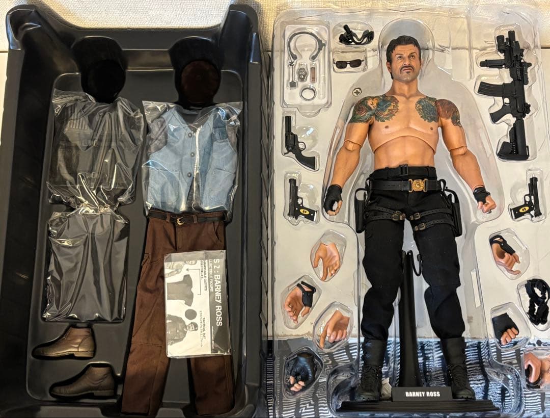 ホットトイズ/エクスペンダブルズ2/スタローン/フィギュア/バーニー・ロス/箱付