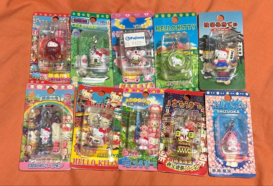 ご当地キティストラップ156点セット