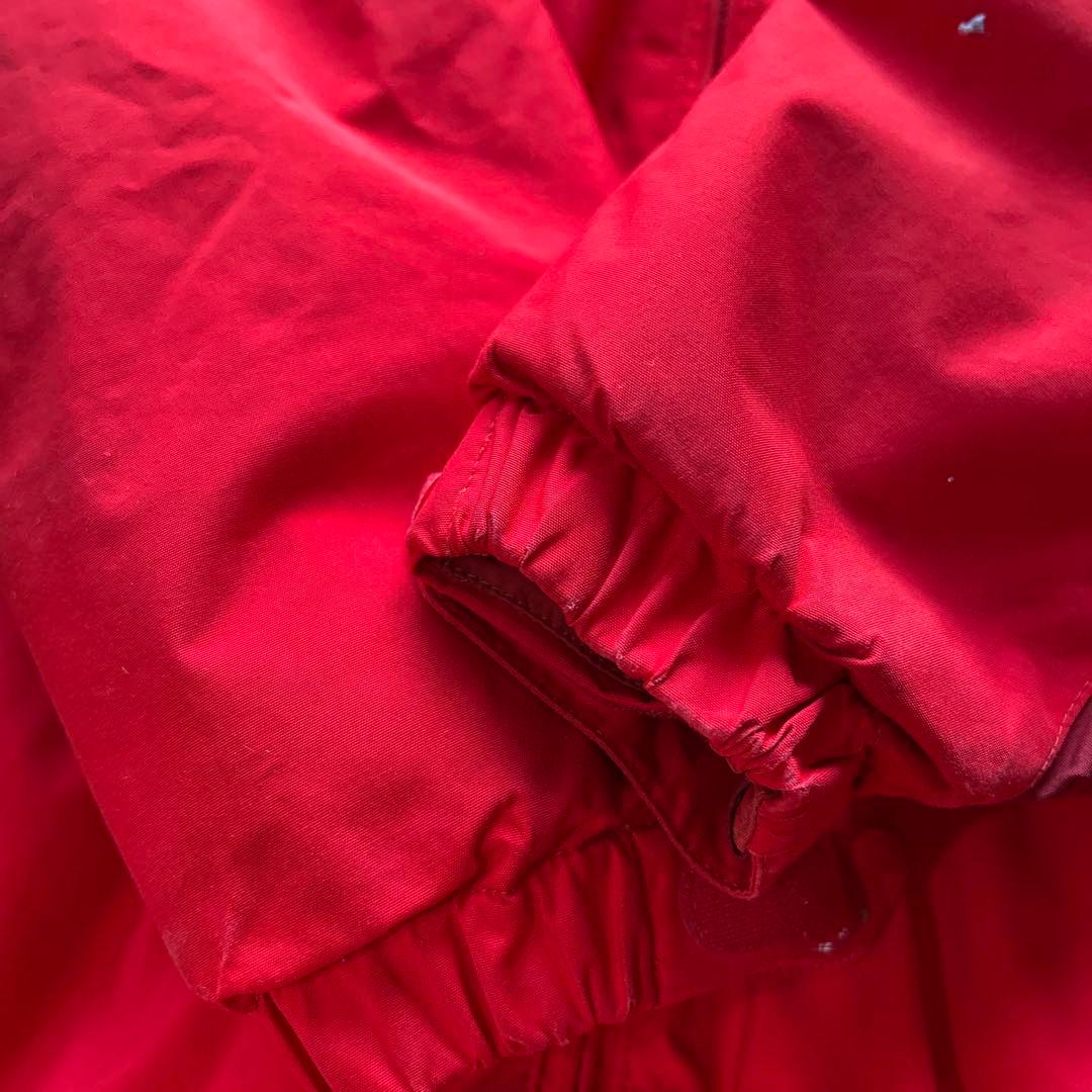 mont-bell 子ども用スキーウェア 緑 赤