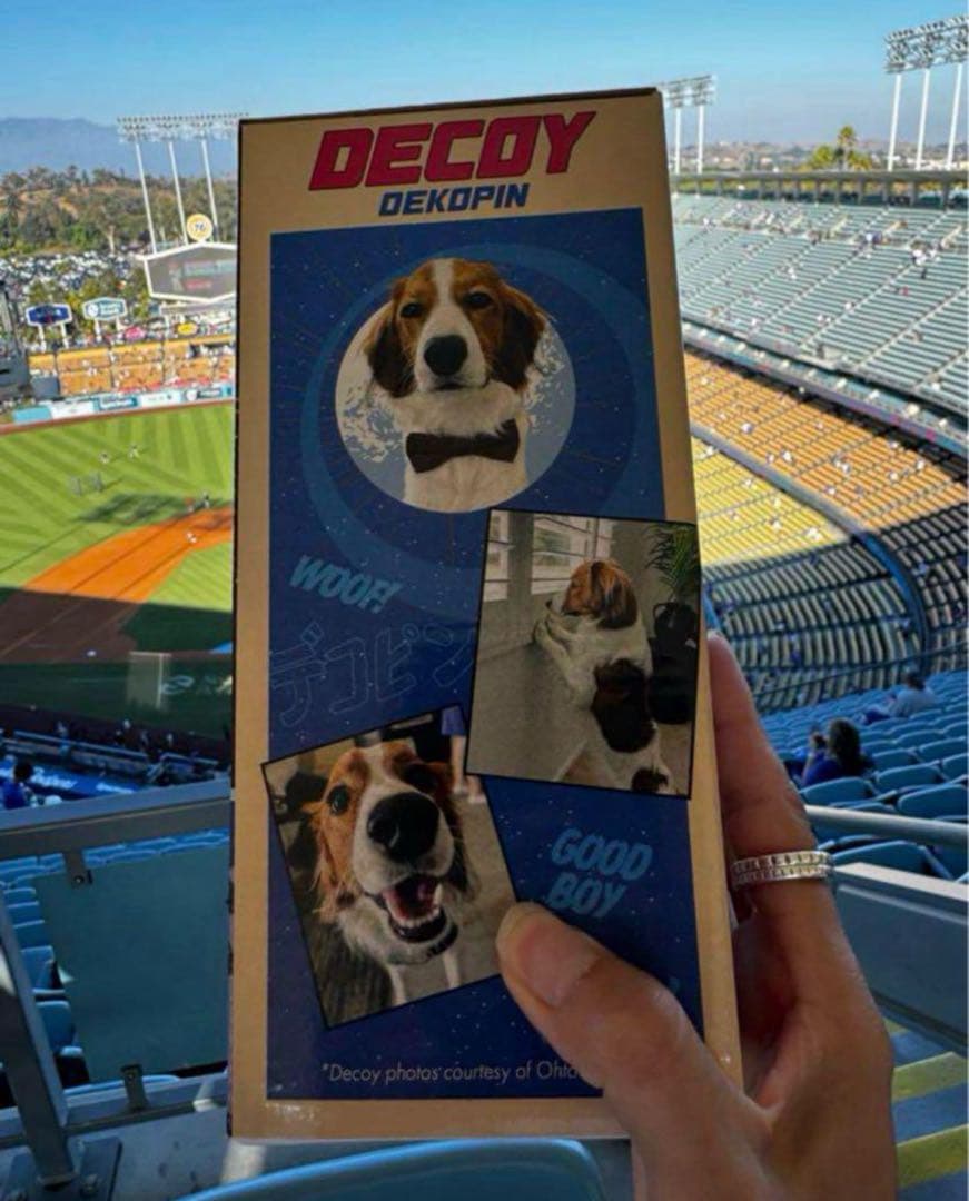 大谷翔平　デコピン　ゴールド　ボブルヘッド　ドジャース　来場者限定　新品