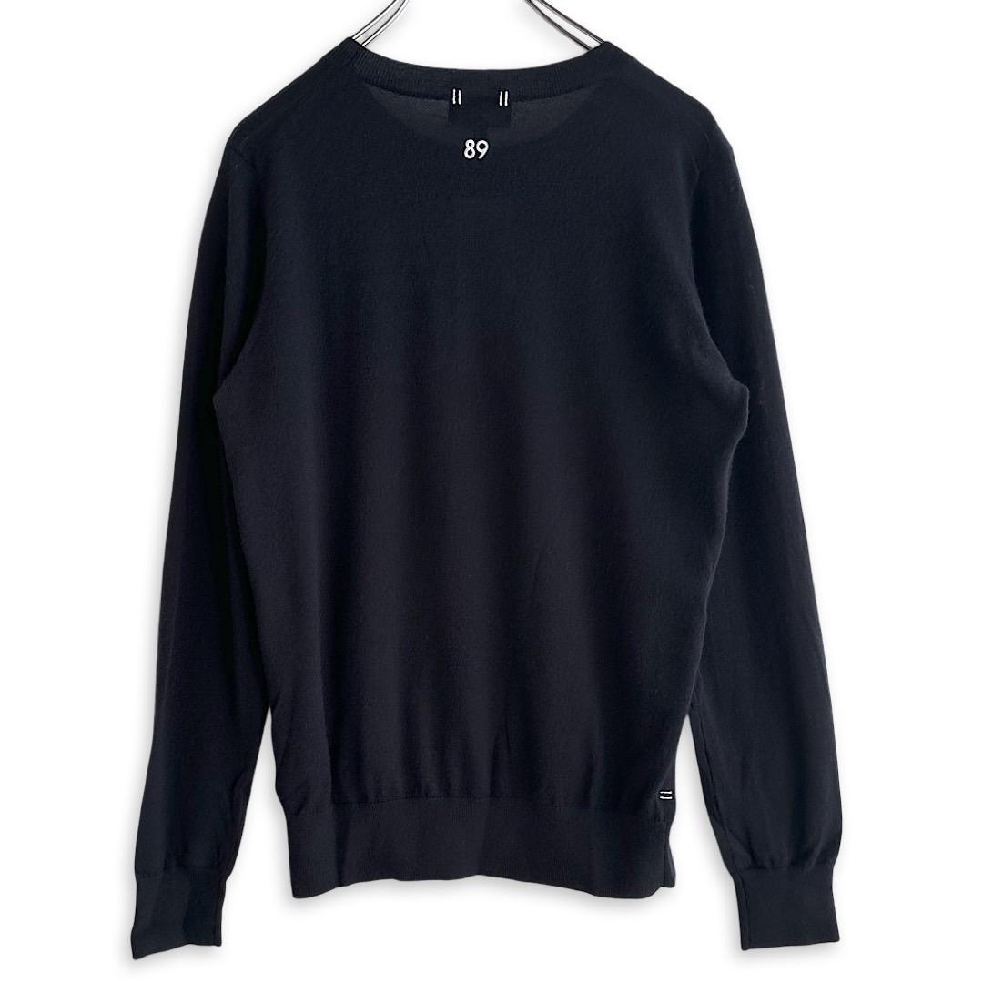 454 パーリーゲイツ 定価41,800円 カシミヤ100％ ニット 紺 1 M