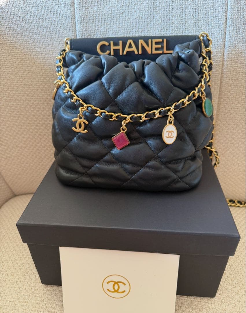 あ*み様 CHANEL 非売品　ノベルティ ショルダーバッグ　チャーム　キルト
