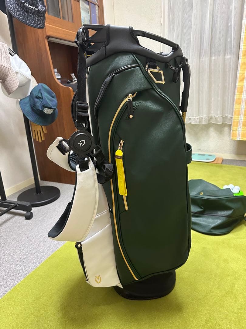 VESSEL キャディバック　マスターズカラー　CROSSHATCH GREEN