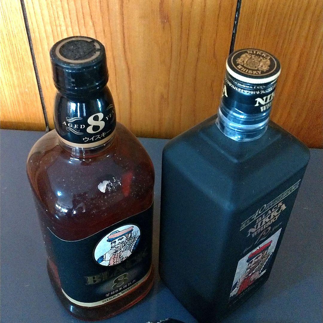 ニッカ ブラックニッカ12年720ml、8年700ml 2本セット