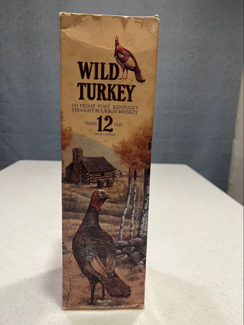 【お値下】WILD TURKEYワイルドターキーウイスキー　12年未開栓