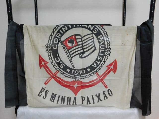 コリンチャンス 大応援旗３種類 ＆コリンチャンス灰皿＆コリンチャンスファン証２個