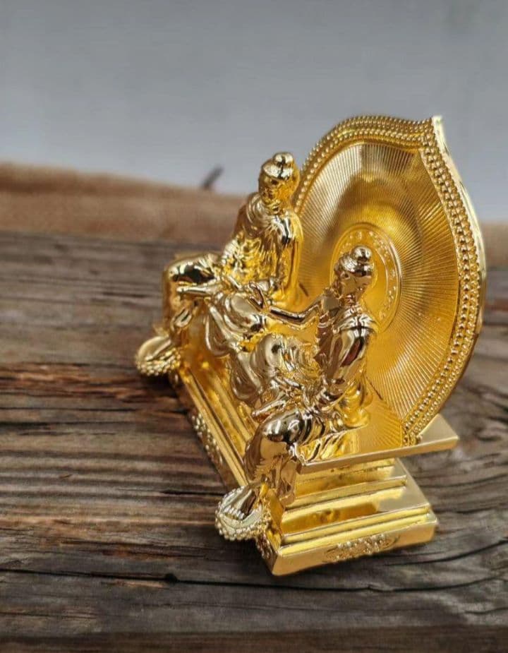 【修縁堂】妙法蓮華経二聖 多宝仏 釈迦如来 金メッキ 仏教法具 寺院用仏具