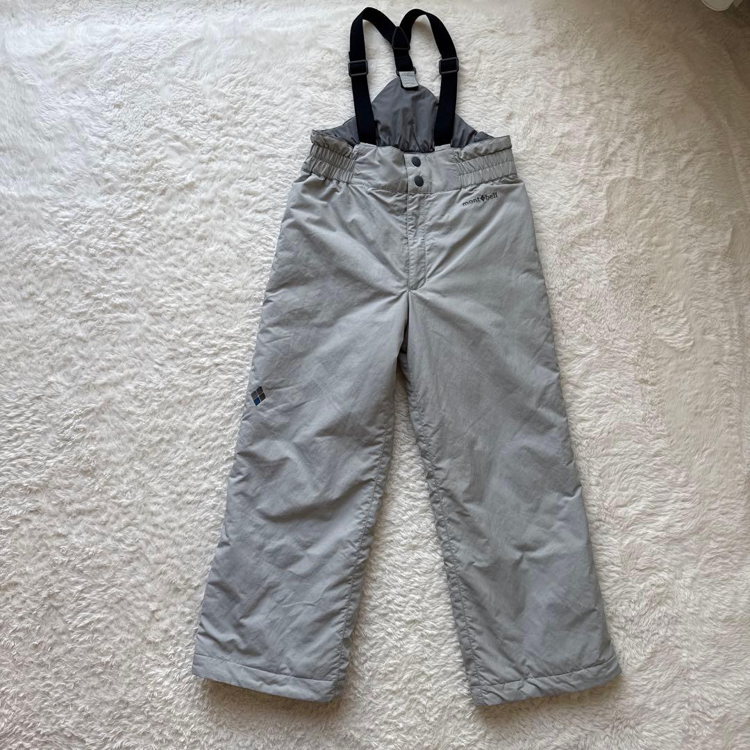mont-bell 子ども用スキーウェア 上下セット　ピンク/グレー　140㎝