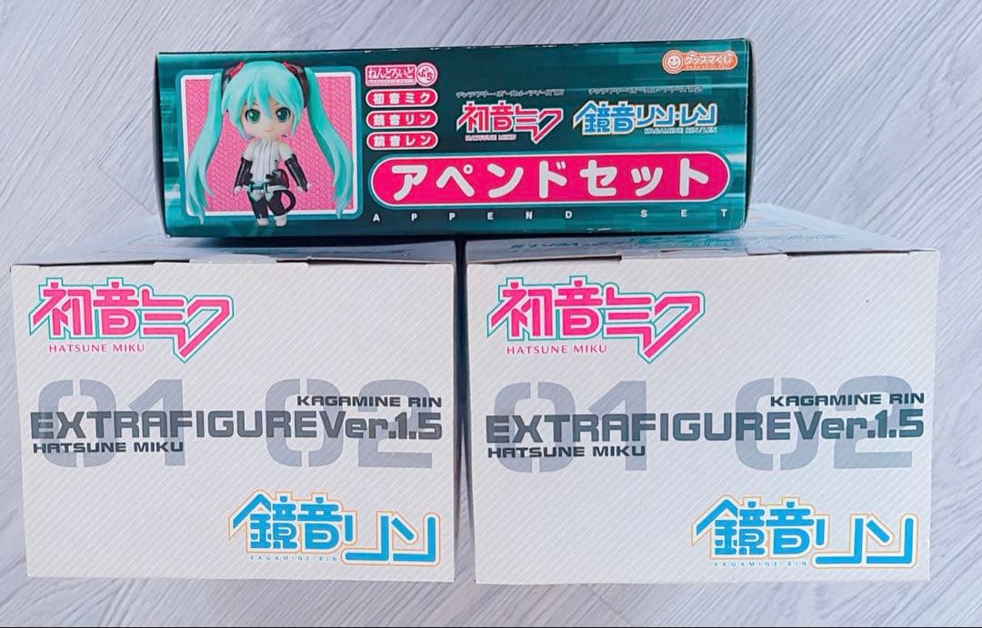 初音ミク　鏡音リン　鏡音レン　フィギュアセット