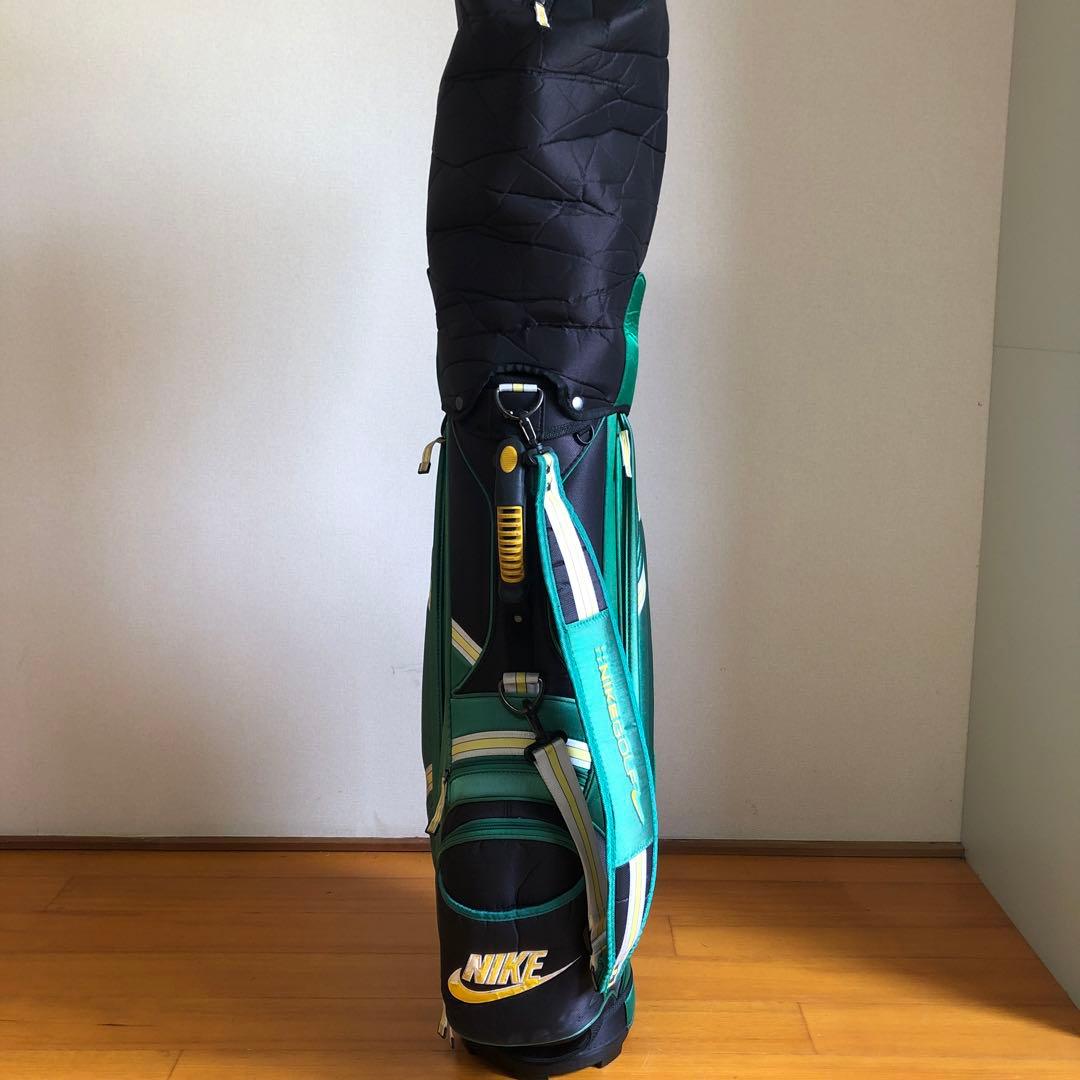 ナイキ NIKE キャディバック ゴルフバッグ グリーン フード付き