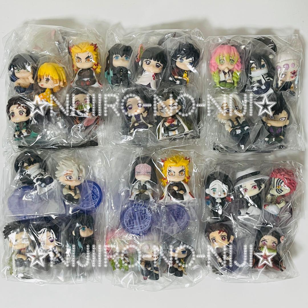 ガチャガチャ 鬼滅の刃 すわらせ隊1〜6＆無限列車特別編 全35種 コンプセット