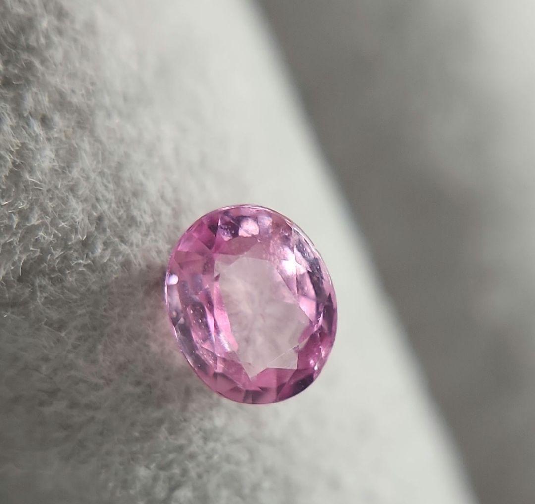 非加熱天然パパラチアサファイア 0.420ct