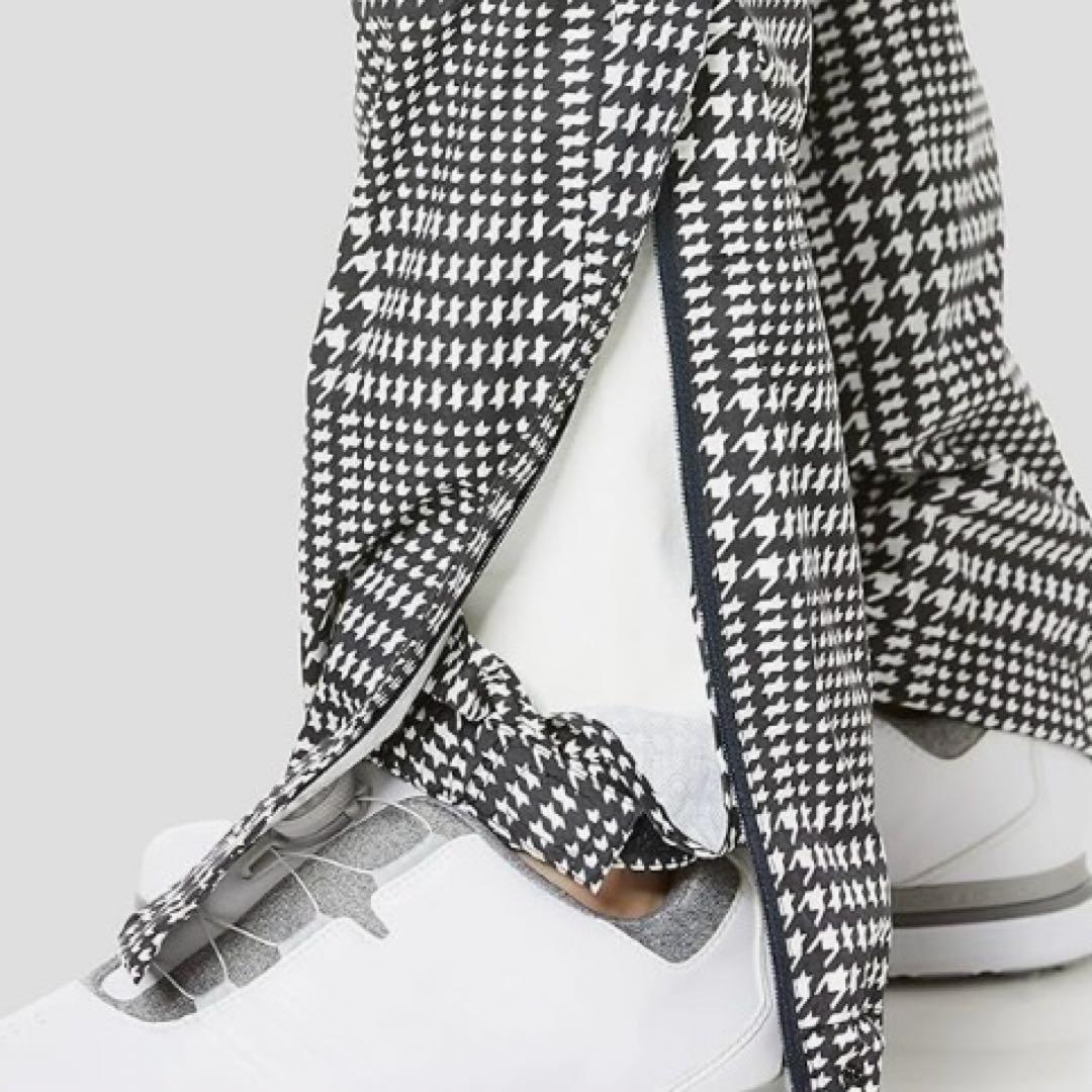 【新品 レインパンツ】パーリーゲイツ ストレッチ 千鳥柄 2/L