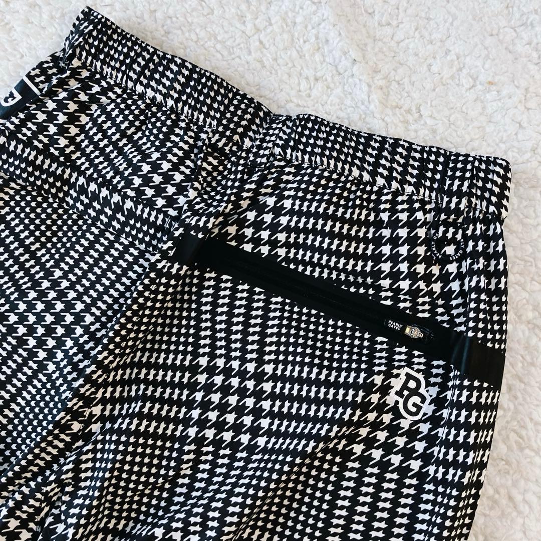 【新品 レインパンツ】パーリーゲイツ ストレッチ 千鳥柄 2/L