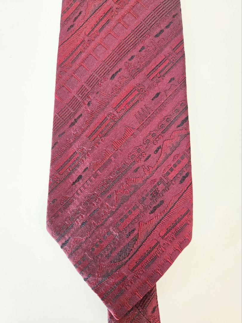 日本貨物鉄道 JR 記念ネクタイ ボルドー