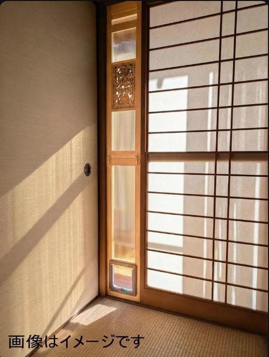 ペット用出入り口ドア マルチタイプ 178-185cm　主柱の色変更可能