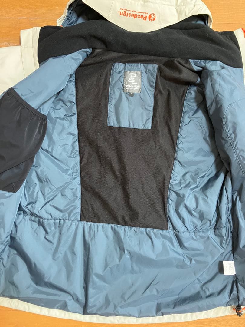 パズデザイン　ブレスシェード　ウォームレインジャケット　　ライトグレー